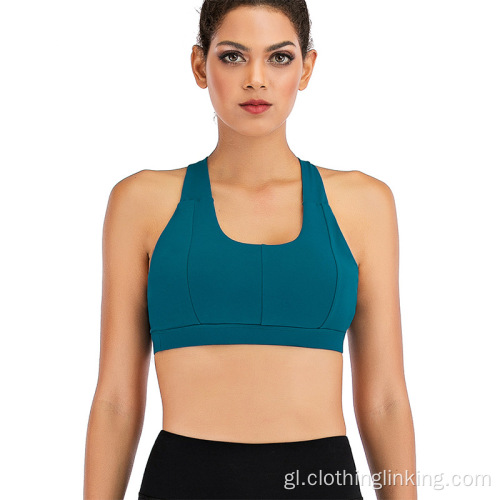 Fitness Exercicio deportivo Running Bra Active Tops de ioga